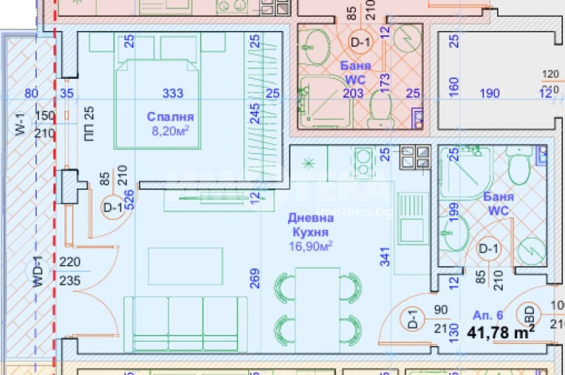 À vendre  1 chambre Varna , Vazrajdane 1 , 52 m² | 68797825 - image [3]