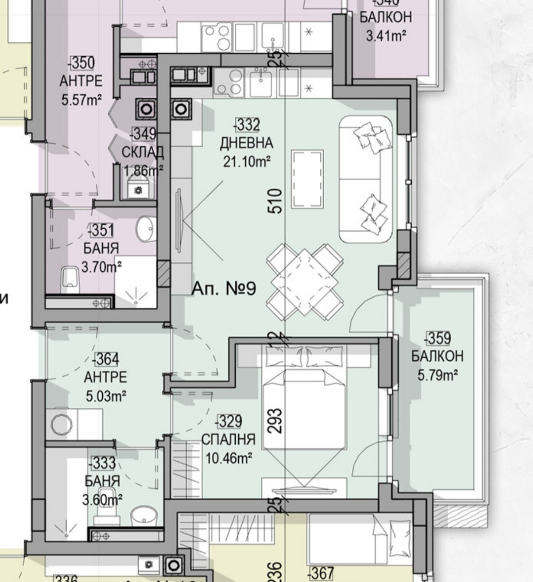 Продава 2-СТАЕН, гр. София, Малинова долина, снимка 11 - Апартаменти - 53884014