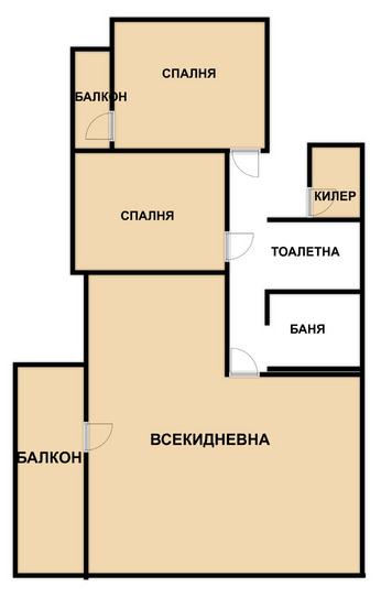 Продава 3-СТАЕН, гр. Варна, Възраждане 1, снимка 1 - Aпартаменти - 47859611