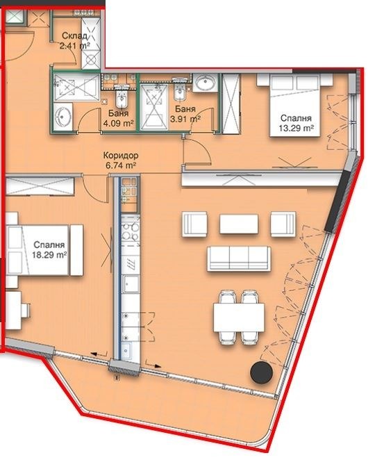 Продава 3-СТАЕН, гр. София, Кръстова вада, снимка 16 - Апартаменти - 52572147