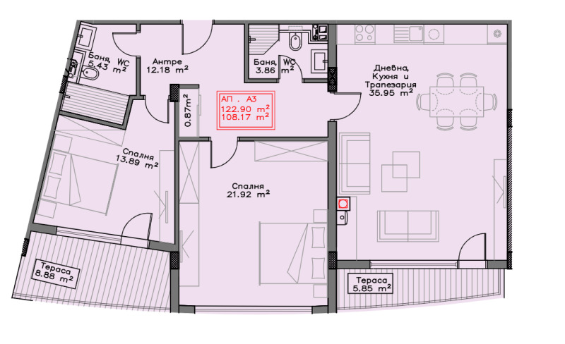 Продава  3-стаен град София , Студентски град , 146 кв.м | 28309946 - изображение [9]