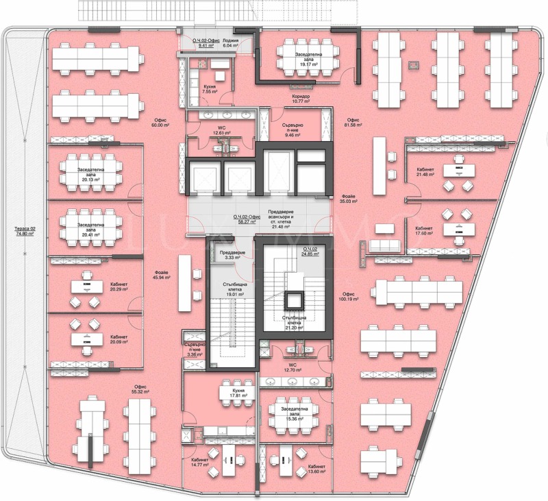 Продава ОФИС, гр. София, Кръстова вада, снимка 10 - Офиси - 47301402