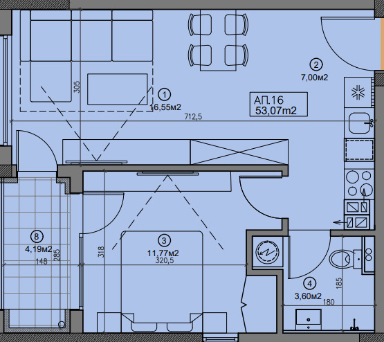 Продава 2-СТАЕН, к.к. Слънчев бряг, област Бургас, снимка 2 - Апартаменти - 54178030