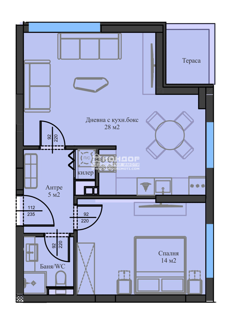 Продава 2-СТАЕН, гр. Пловдив, Въстанически, снимка 1 - Aпартаменти - 47808114