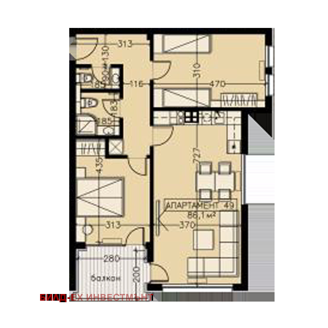 Продава 3-СТАЕН, гр. София, Манастирски ливади, снимка 6 - Апартаменти - 54279246