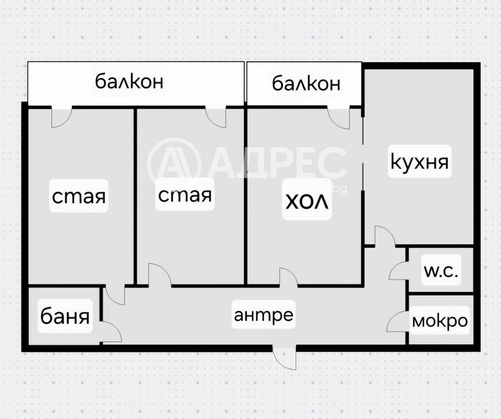 Продава 3-СТАЕН, гр. София, Лагера, снимка 3 - Апартаменти - 54818430