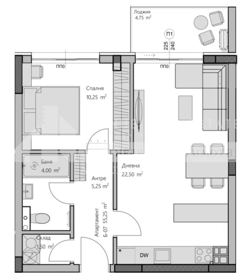 Продава  2-стаен град Пловдив , Христо Смирненски , 65 кв.м | 94852330 - изображение [2]