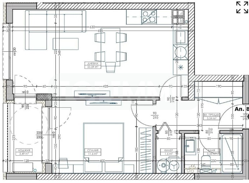 Продава 2-СТАЕН, гр. Варна, Младост 1, снимка 2 - Апартаменти - 52537342