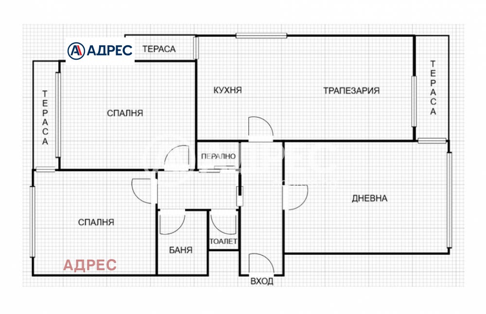 Продава МНОГОСТАЕН, гр. Варна, Зимно кино Тракия, снимка 4 - Апартаменти - 54531039