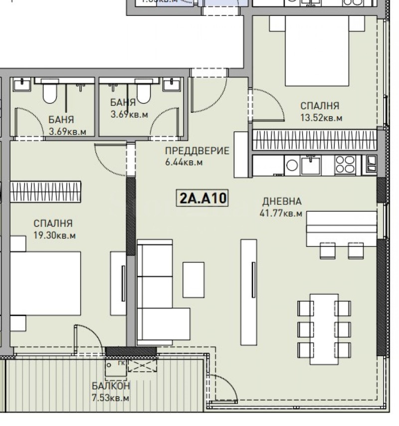 Продава 3-СТАЕН, гр. София, Манастирски ливади, снимка 8 - Апартаменти - 53107352