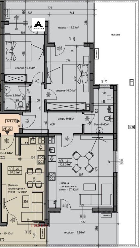 Продава 3-СТАЕН, гр. София, Малинова долина, снимка 14 - Апартаменти - 56116995