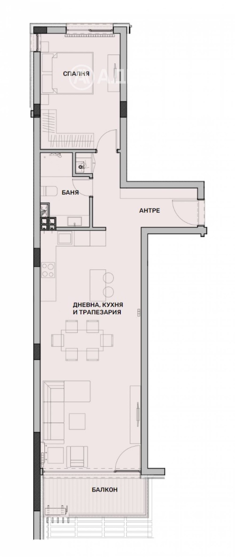 Продава 2-СТАЕН, гр. София, Манастирски ливади, снимка 4 - Aпартаменти - 49196823