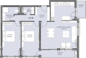 2 Schlafzimmer Hristo Smirnenski, Plowdiw 7