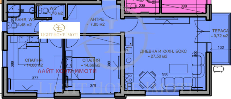À vendre  2 chambres Plovdiv , Yujen , 112 m² | 47286158 - image [6]