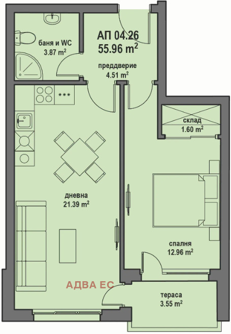 Продава 2-СТАЕН, гр. София, гр. Банкя