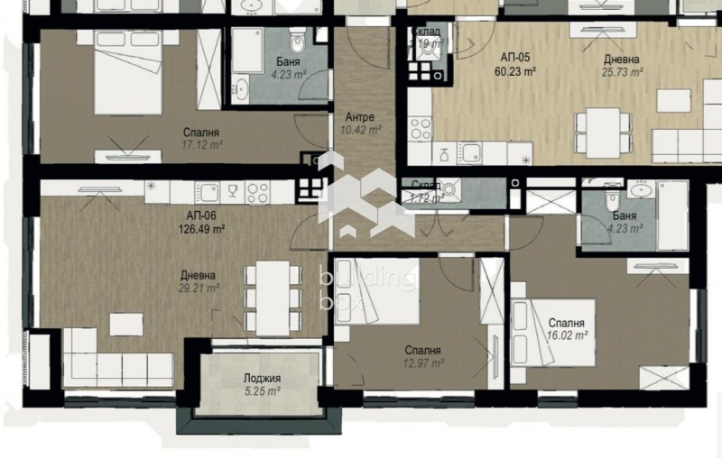 Продается  3 спальни София , Витоша , 152 кв.м | 38036490 - изображение [7]