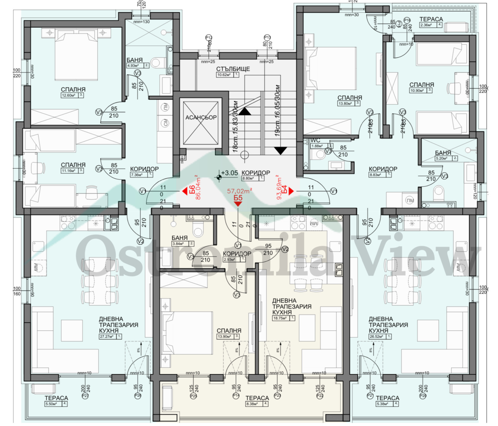 Продава 2-СТАЕН, гр. Пловдив, Остромила, снимка 2 - Апартаменти - 55259529