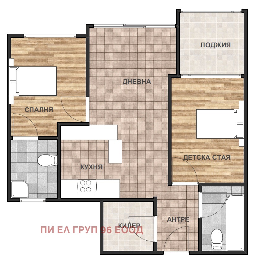Продава 3-СТАЕН, гр. София, Гео Милев, снимка 10 - Апартаменти - 55770417