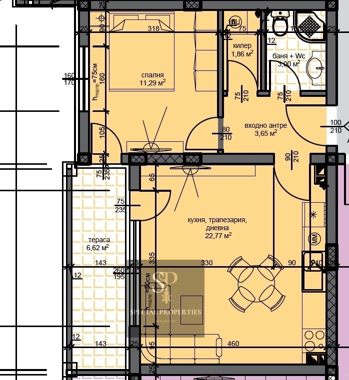 Продава 2-СТАЕН, гр. Пловдив, Остромила, снимка 9 - Апартаменти - 54677181