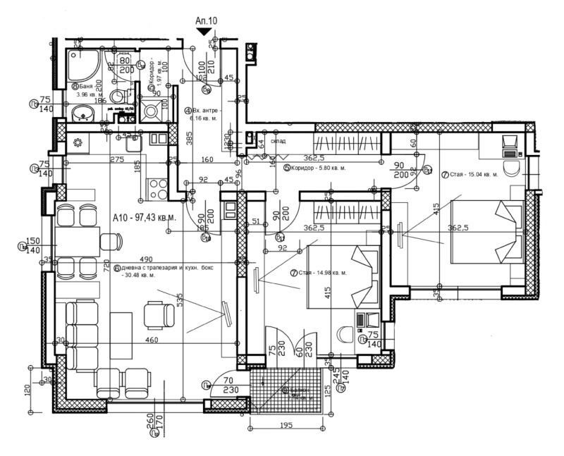 For Sale  2 bedroom Sofia , Levski , 115 sq.m | 36752022 - image [2]