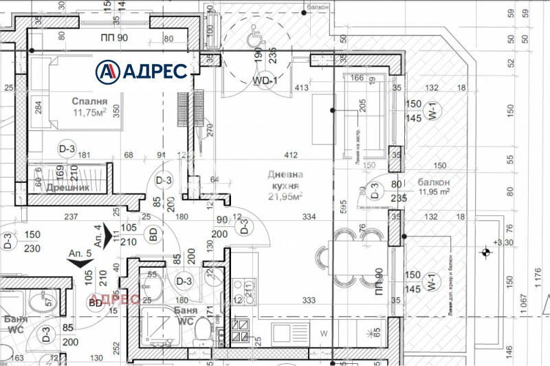 Na prodej  1 ložnice Varna , Centar , 71 m2 | 55080101 - obraz [2]