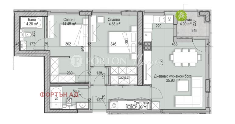 Продава 3-СТАЕН, гр. София, Кръстова вада, снимка 7 - Апартаменти - 54448172