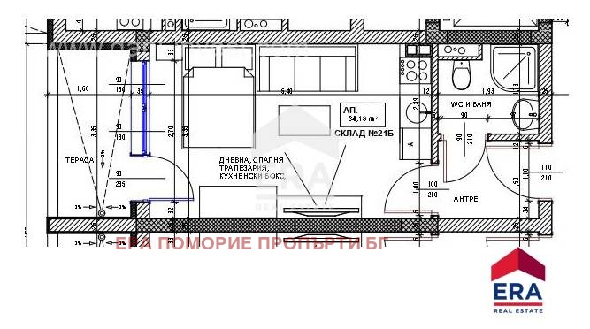 Продава 1-СТАЕН, гр. Поморие, област Бургас, снимка 2 - Апартаменти - 53825684