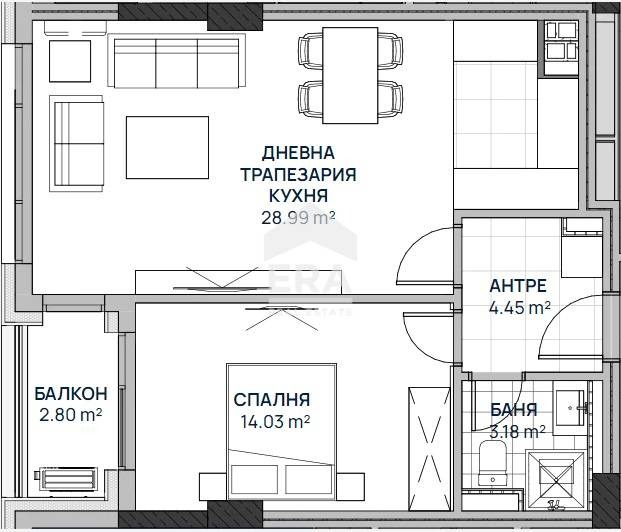 Προς πώληση  1 υπνοδωμάτιο Σοφηια , Λγιουλην 2 , 79 τ.μ | 55157596 - εικόνα [4]