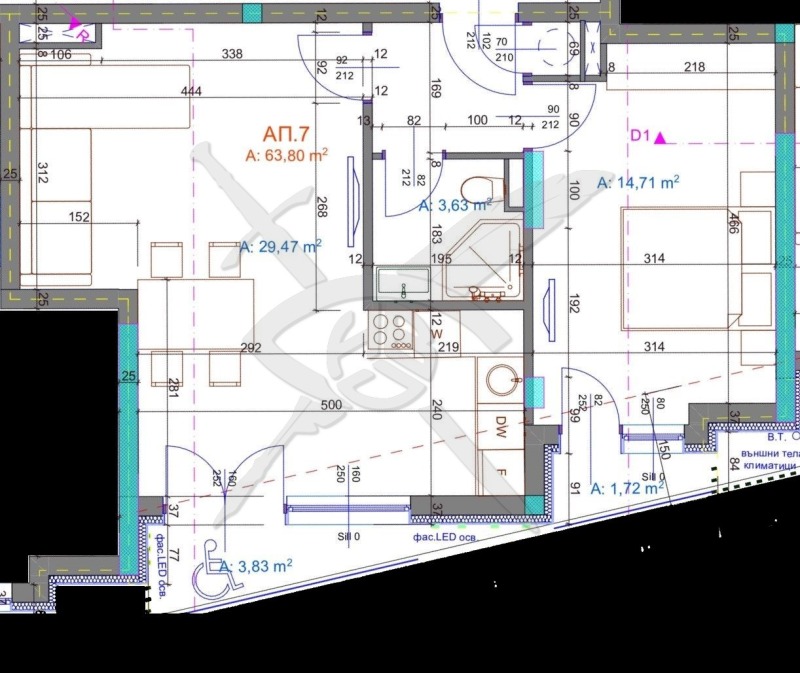 Продава 2-СТАЕН, град Бургас, Братя Миладинови • 104916 € / 205197.86 лв. • 63730158 1
