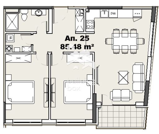 Na prodej  2 ložnice Sofia , Karpuzica , 102 m2 | 86186021 - obraz [12]