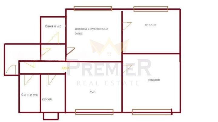 Продава 4-СТАЕН, гр. София, Център, снимка 5 - Апартаменти - 52478643