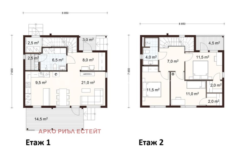 Продаја  Кућа регион Софиа , Осоица , 122 м2 | 26927657 - слика [7]