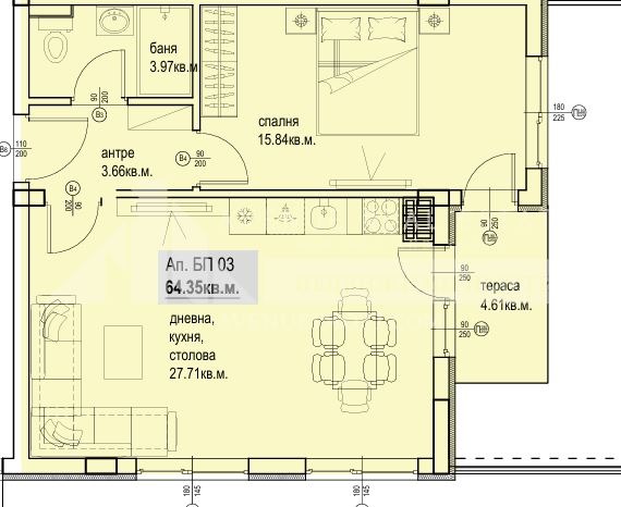 In vendita  1 camera da letto Plovdiv , Kiuchuk Parig , 74 mq | 17234328 - Immagine [2]