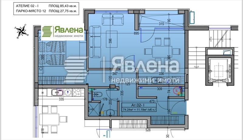 For Sale  1 bedroom Sofia , Dragalevtsi , 86 sq.m | 42447569 - image [6]