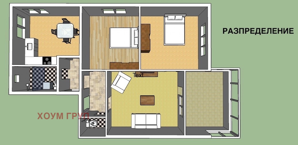 Продава 2-СТАЕН, гр. София, Иван Вазов, снимка 2 - Апартаменти - 51464594