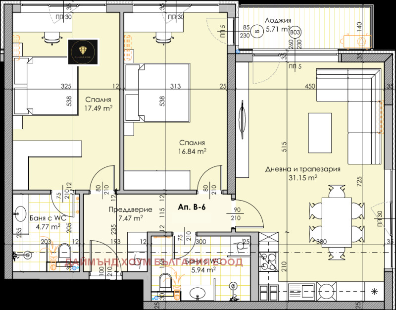 Продава 3-СТАЕН, гр. Пловдив, Кършияка, снимка 2 - Aпартаменти - 48378356