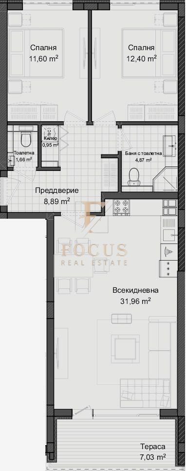 Продава 3-СТАЕН, гр. Пловдив, Гагарин, снимка 2 - Aпартаменти - 49529993