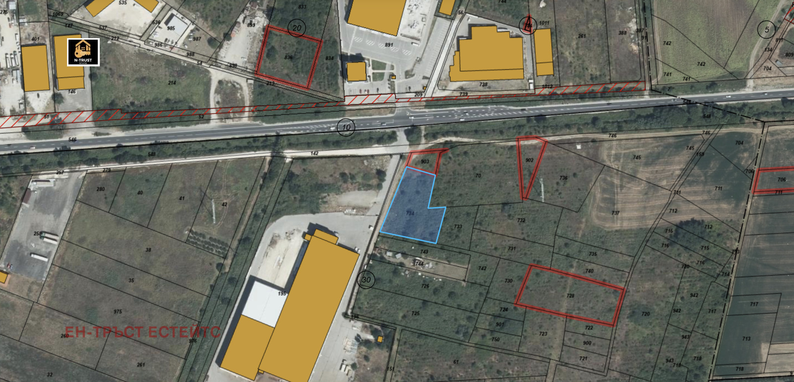 Продава ПАРЦЕЛ, гр. Пловдив, Южна дъга