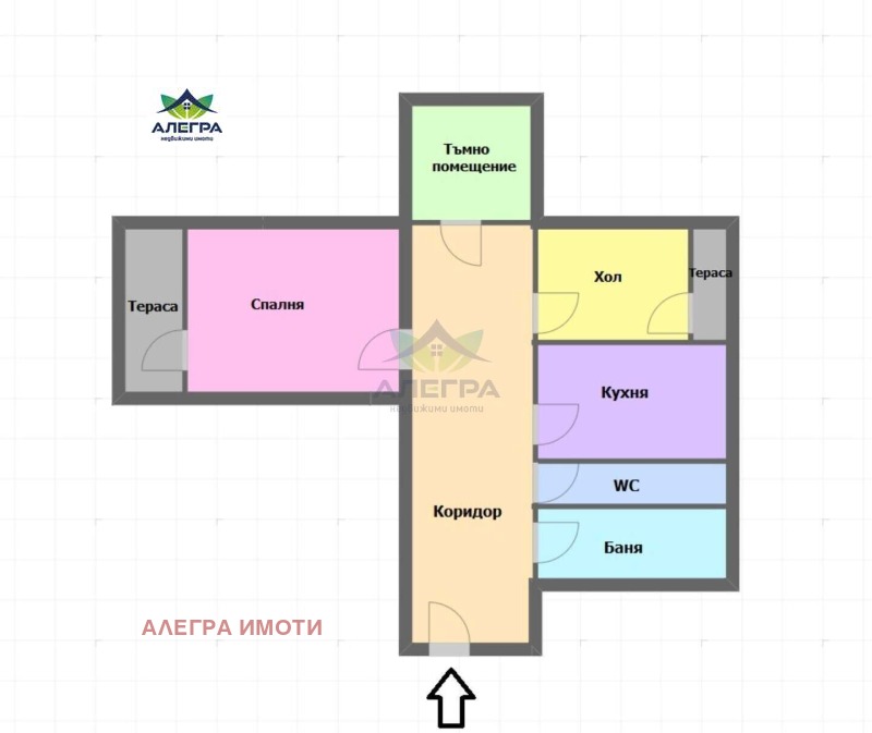 Продаја  1 спаваћа соба Пазарджик , Ставропол , 60 м2 | 11420720 - слика [8]