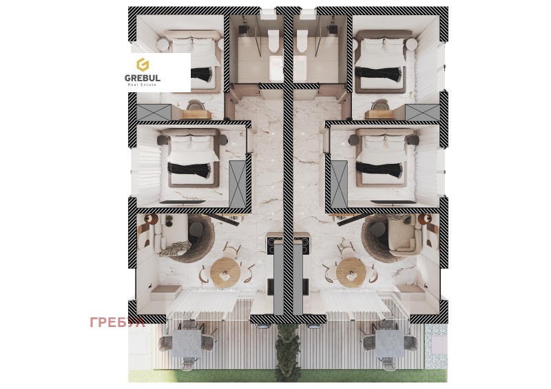Продава 3-СТАЕН, Извън страната, област Извън страната, снимка 6 - Апартаменти - 50813613
