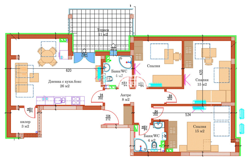 Продава МНОГОСТАЕН, гр. Пловдив, Център, снимка 2 - Апартаменти - 52410809