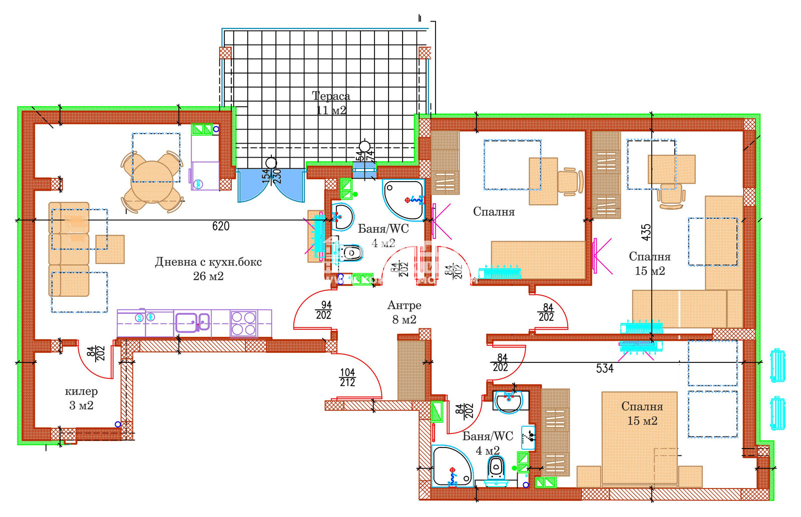 Продава МНОГОСТАЕН, гр. Пловдив, Център, снимка 2 - Апартаменти - 52410809