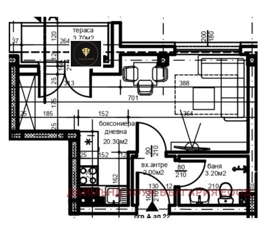 Til salgs  Studio Plovdiv , Hristo Smirnenski , 40 kvm | 36233492 - bilde [2]
