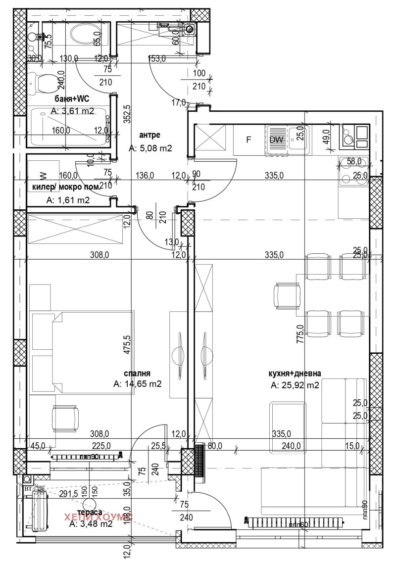 Продава 2-СТАЕН, гр. София, Малинова долина, снимка 3 - Aпартаменти - 47511069