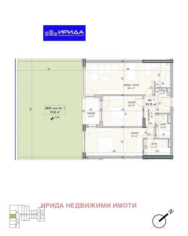 Продава 3-СТАЕН, гр. София, Малинова долина, снимка 1 - Aпартаменти - 46289675