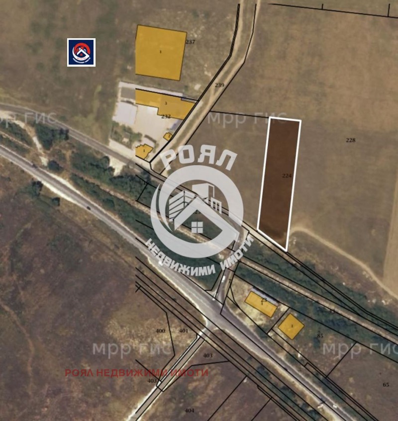 Til salgs  Plott region Plovdiv , Tsaratsovo , 3700 kvm | 66058379