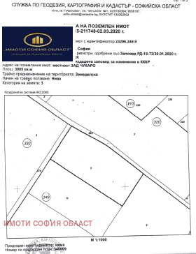 Продава парцел област София гр. Костинброд - [1] 