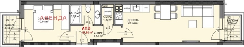 Продава 2-СТАЕН, гр. София, Овча купел, снимка 3 - Апартаменти - 52611798