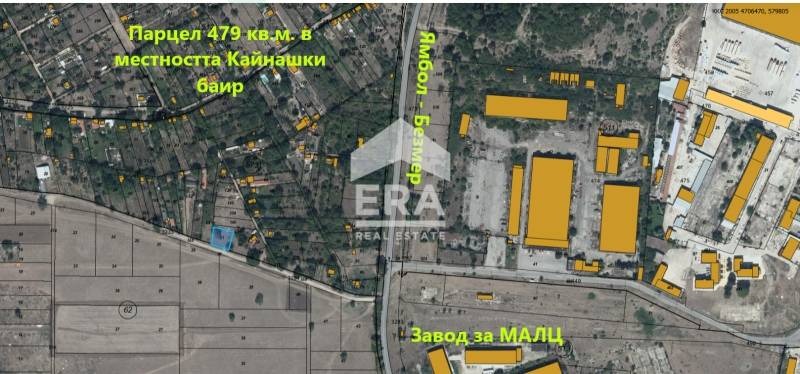 Продава ПАРЦЕЛ, гр. Ямбол, Промишлена зона