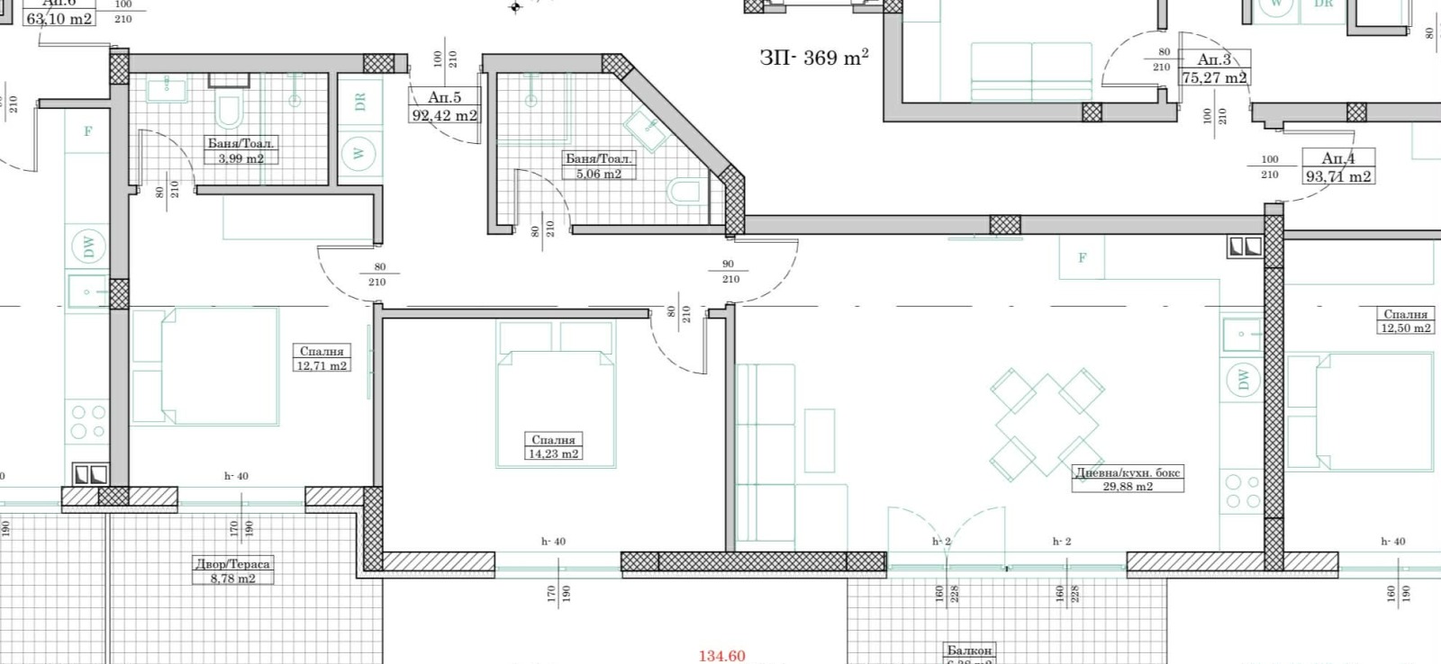 Продава 3-СТАЕН, гр. Варна, Кайсиева градина, снимка 3 - Апартаменти - 54366748